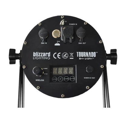 Blizzard TOURnado Sky W-DMX IP65 7x15W RGBAW+UV LED Par back