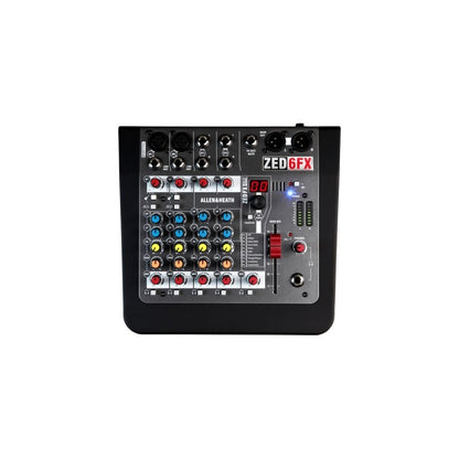 Allen & Heath ZED-6FX Compact Analog Mixer with FX
