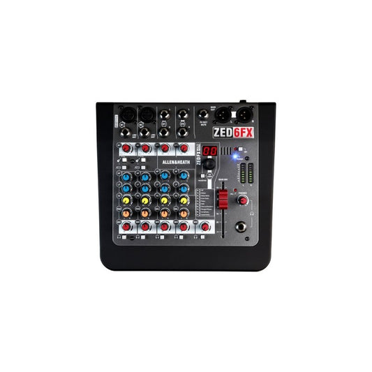 Allen & Heath ZED-6FX Compact Analog Mixer with FX