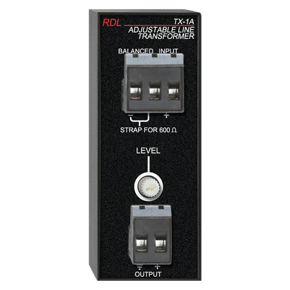 RDL TX-1A Balanced to Unbalanced Transformer