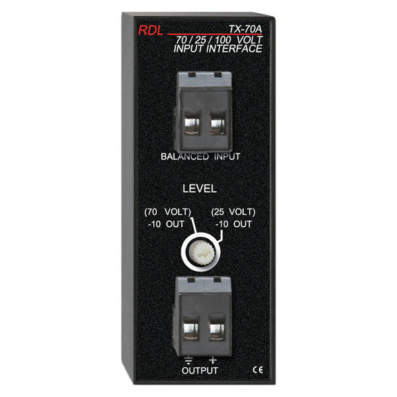 RDL TX-70A Speaker Level Input Interface