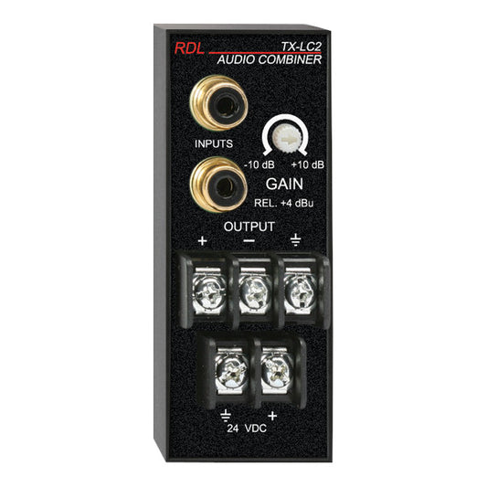 RDL TX-LC2 Unbalanced to Balanced Line Combiner
