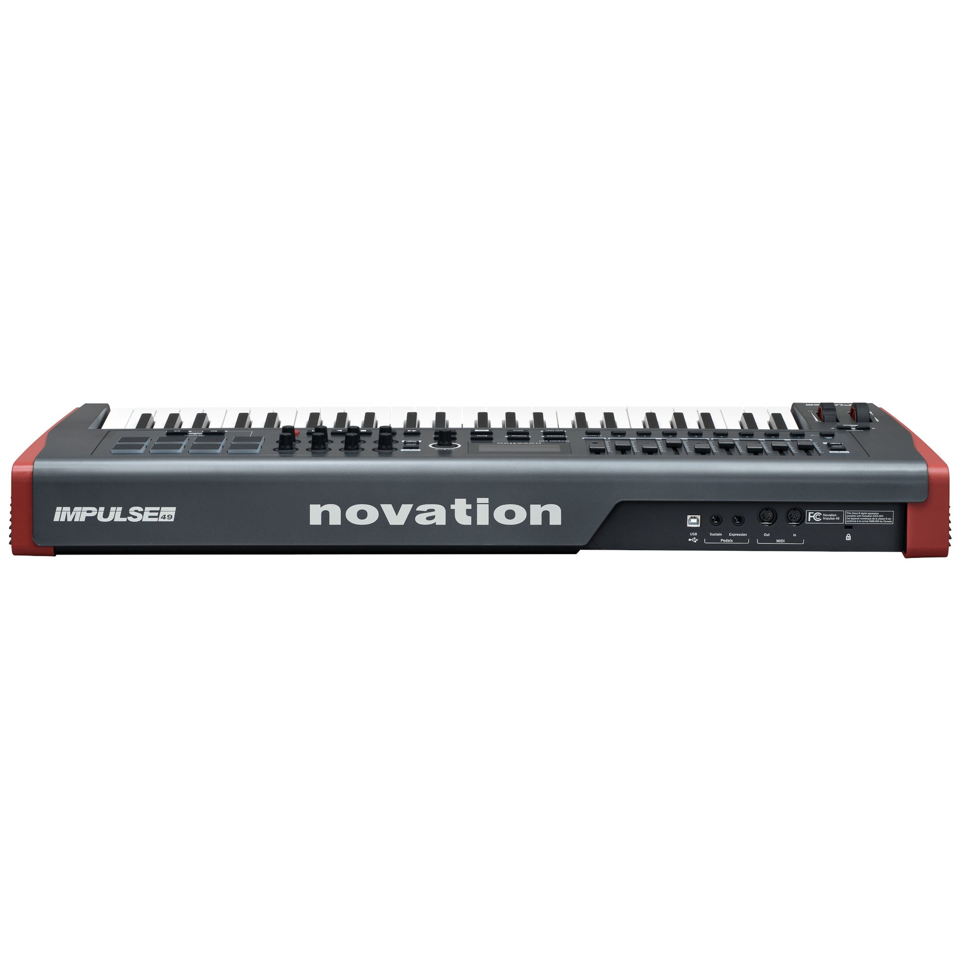 Novation Impulse 49 Keyboard back