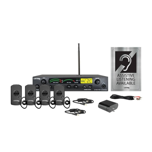 Listen Technologies iDSP Advanced Stationary RF System For ADA Compliance Level I | 216 MHz | Standard