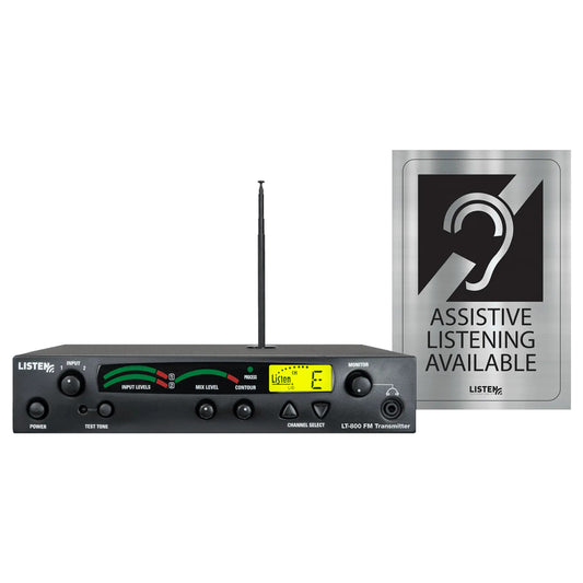 Listen Technologies LT-800-072-P1 Stationary RF Transmitter Package 1