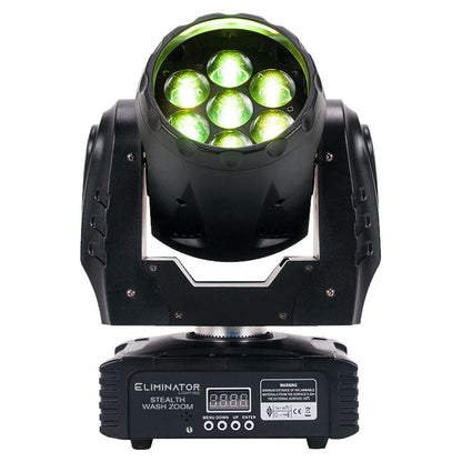 Eliminator Lighting Stealth Wash Zoom Compact Moving Head front