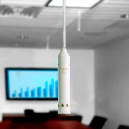 Audix M55 Adjustable Condenser Hanging Ceiling Microphone in meeting room