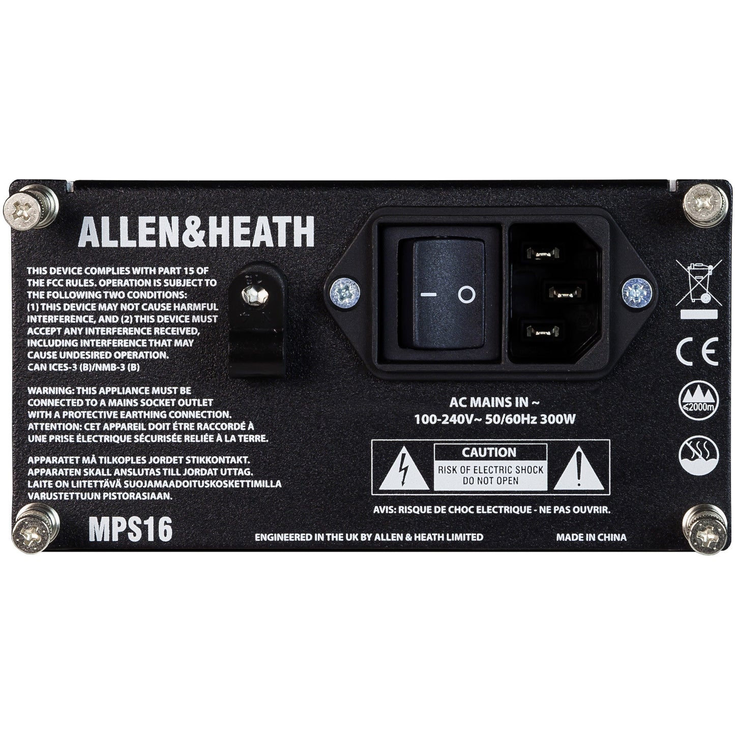 Allen & Heath MPS-16 Redundant Hot Swap Power Supply