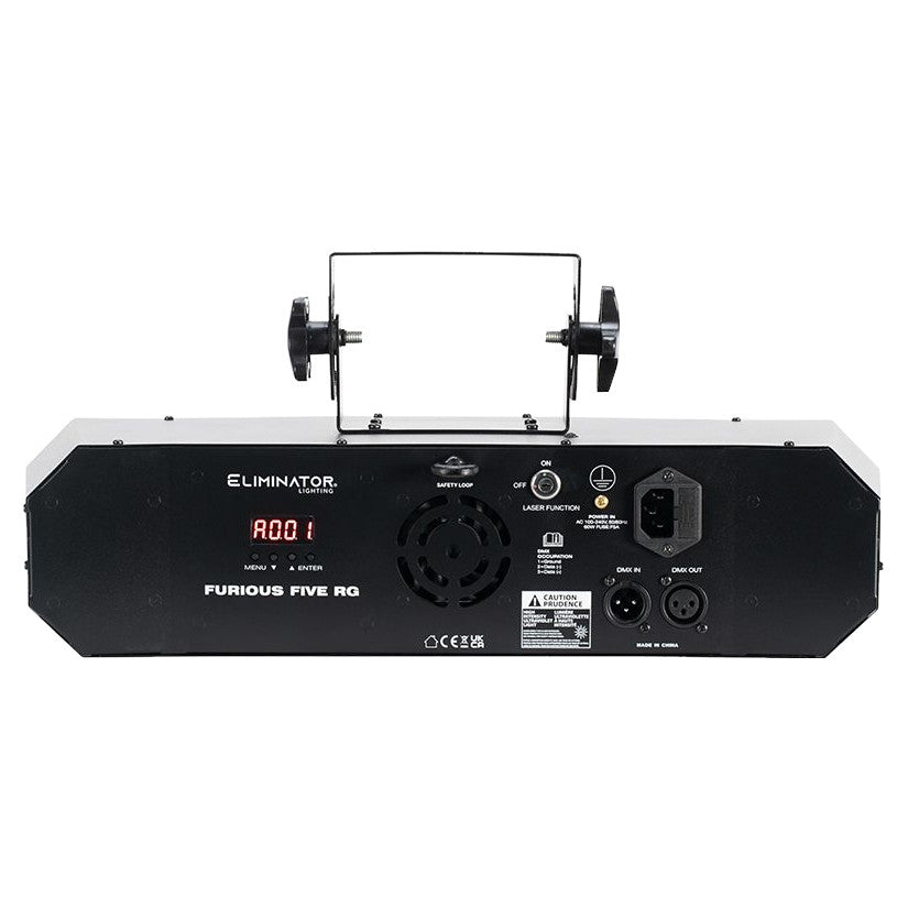 Eliminator Lighting Furious Five RG 5-In-1 Effects Fixture back