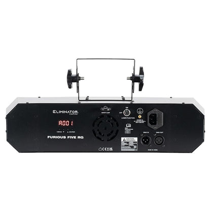 Eliminator Lighting Furious Five RG 5-In-1 Effects Fixture back