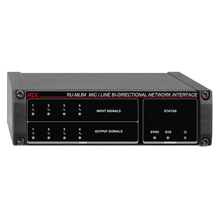 RDL RU-MLB2 Mic/Line Bi-Directional Network Interface
