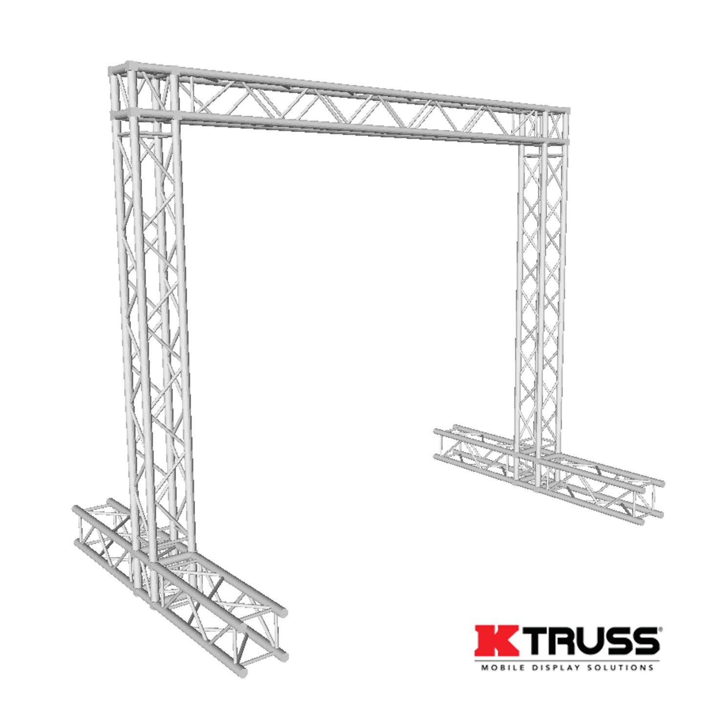 ProX KT-SQ8X8DISPLAY 8x8' K-Truss Aluminum Outdoor Banner Display System