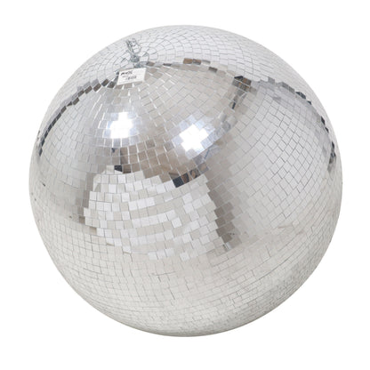 ProX Mirror Disco Ball with Hanging Ring Glass Tile Sphere | 30 in