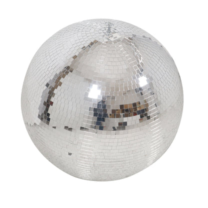 ProX Mirror Disco Ball with Hanging Ring Glass Tile Sphere | 36 in