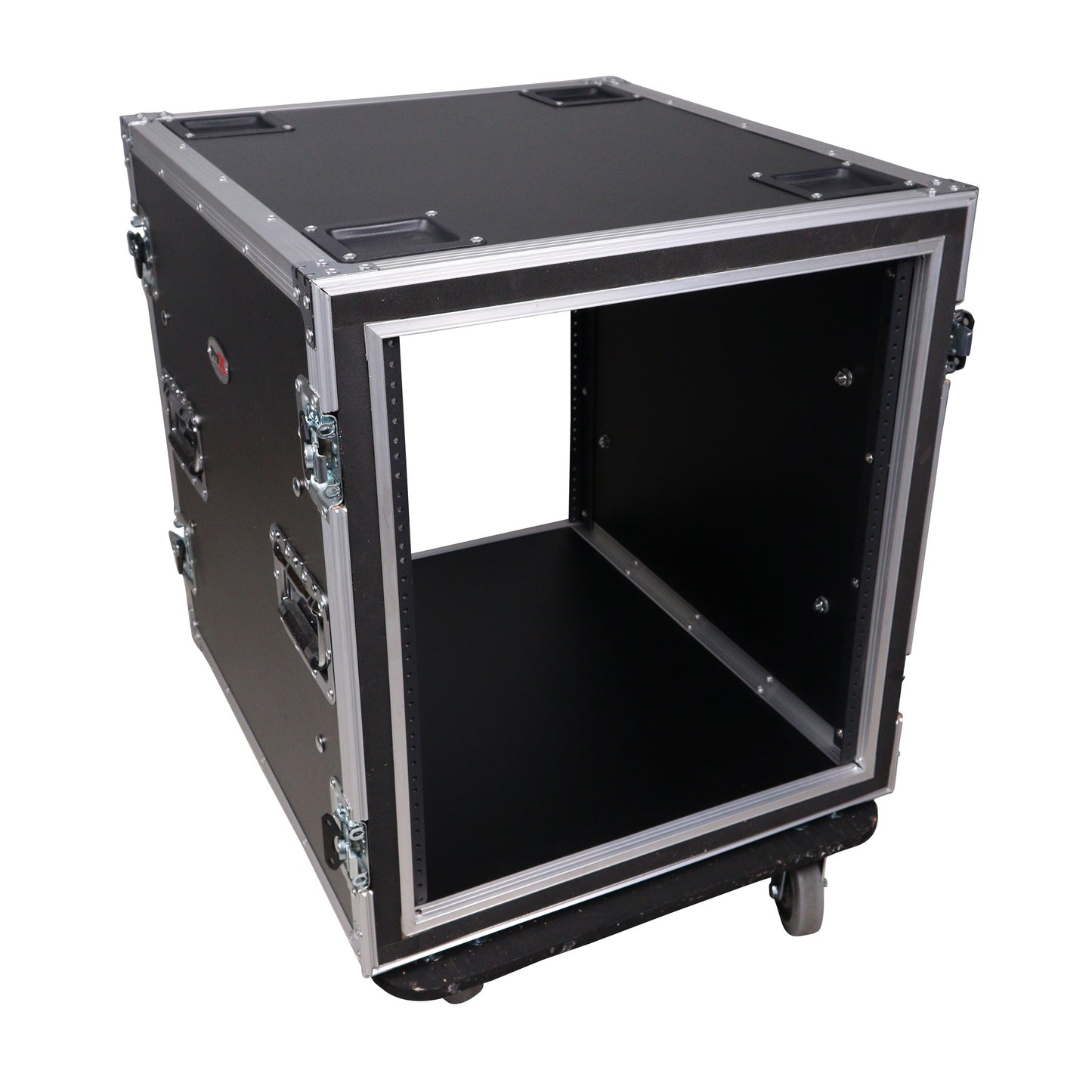 ProX T-10RSP24W 10U Shockproof Amp Rack ATA Flight Case With Casters