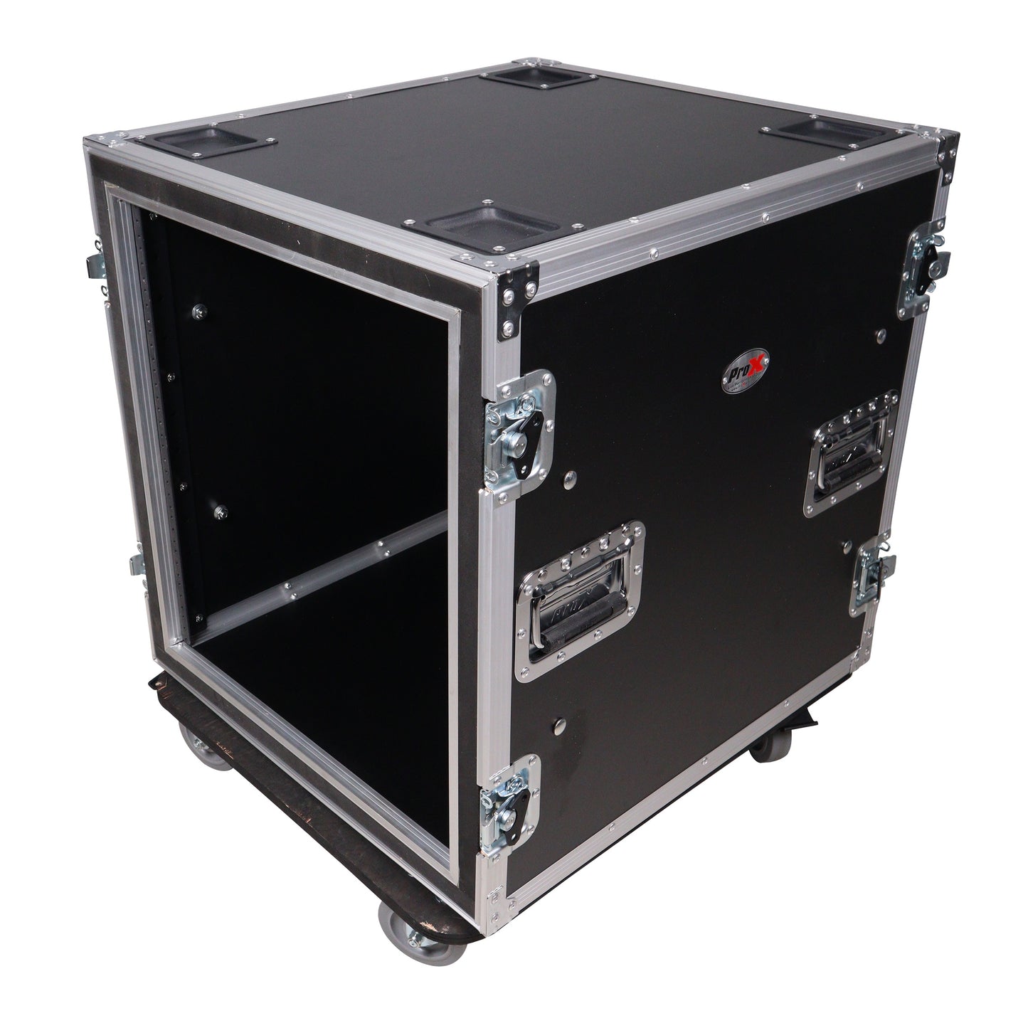 ProX T-12RSP24W 12U Shockproof Amp Rack ATA Flight Case With Casters