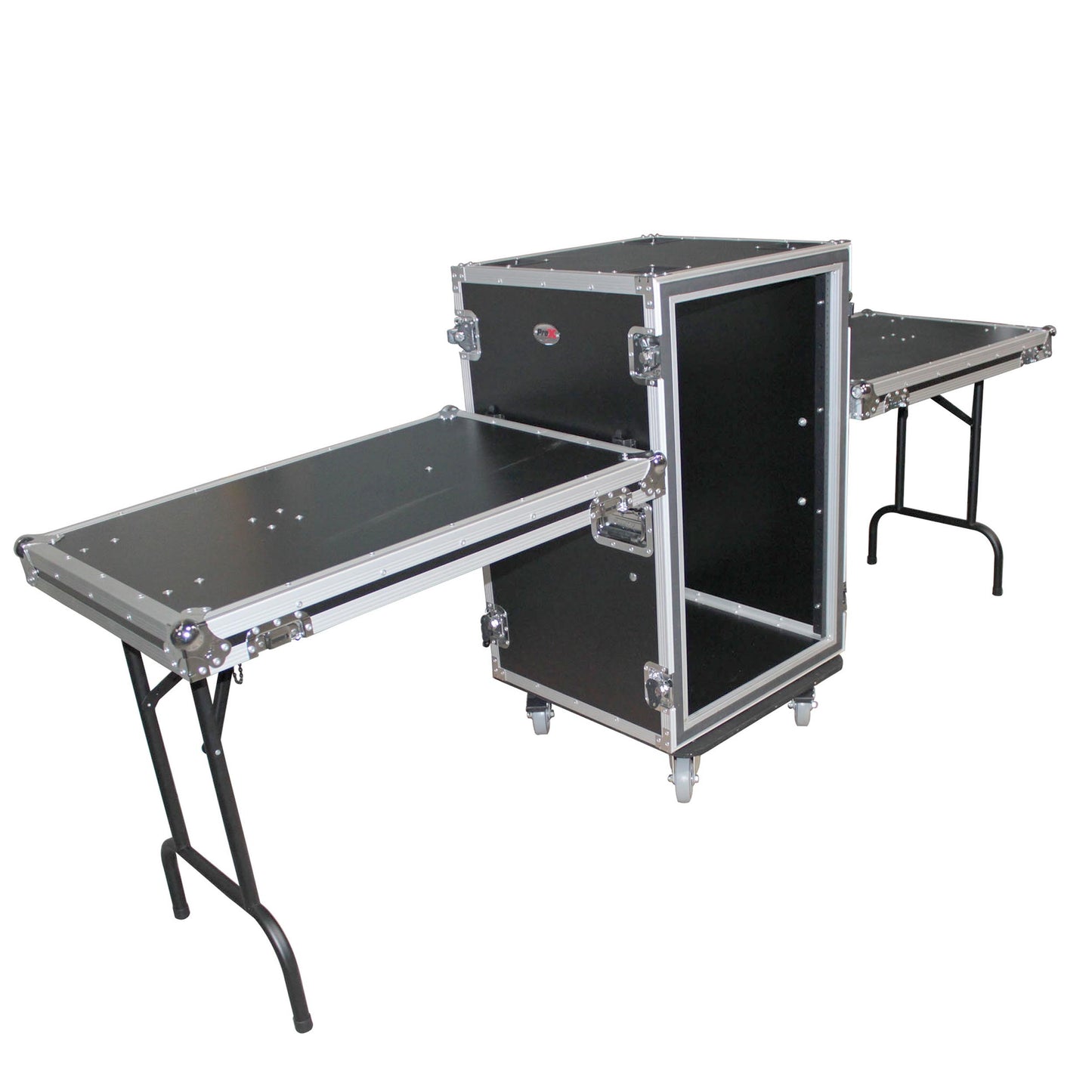 ProX T-14RSPWDST 14U Shockproof Amp Rack ATA Flight Case