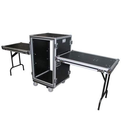 ProX T-14RSPWDST 14U Shockproof Amp Rack ATA Flight Case