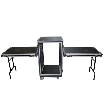 ProX T-14RSPWDST 14U Shockproof Amp Rack ATA Flight Case