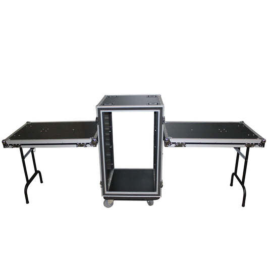 ProX T-14RSPWDST 14U Shockproof Amp Rack ATA Flight Case