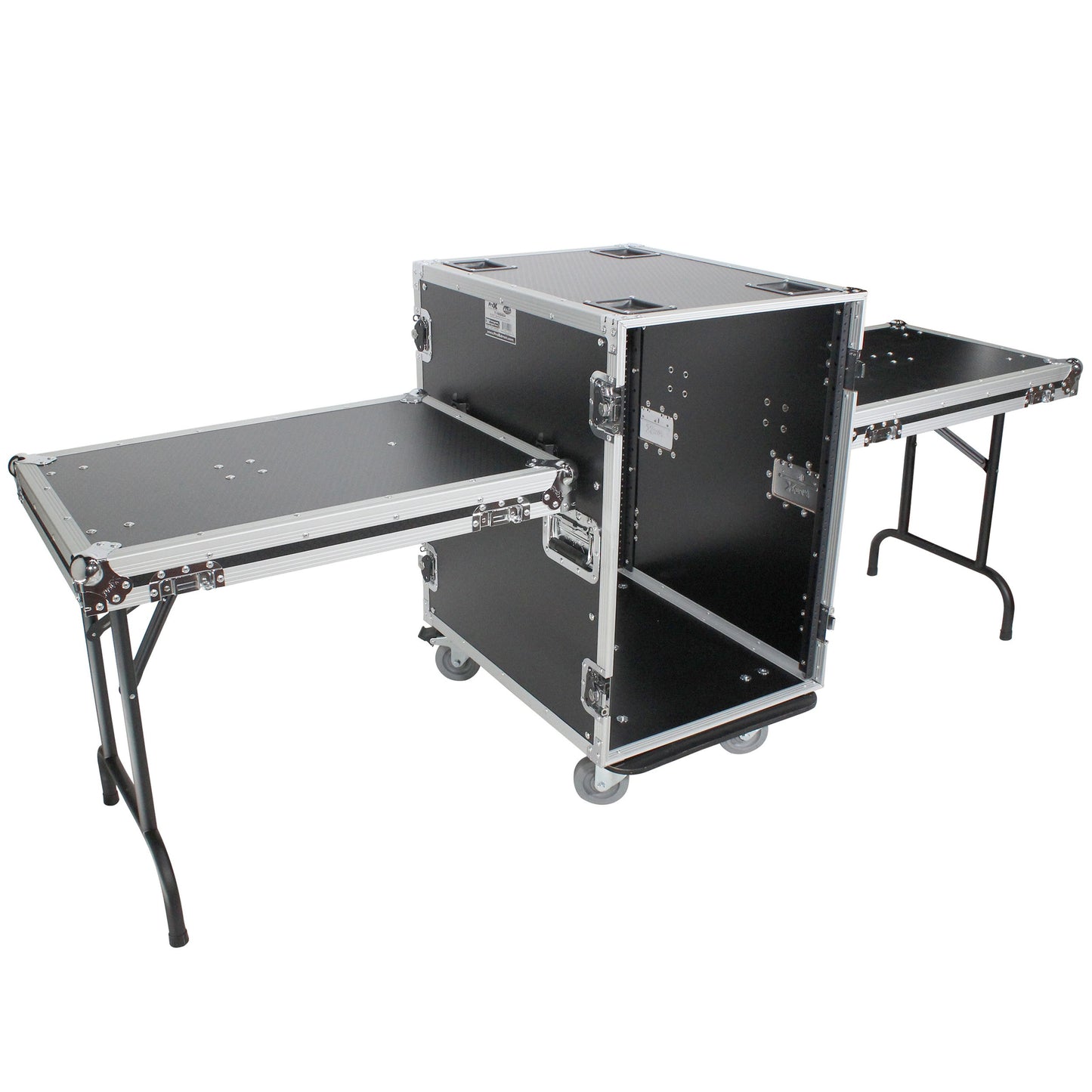 ProX T-16RSS24WDST 16U Rack ATA Flight Case With Side Tables