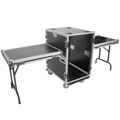 ProX T-16RSS24WDST 16U Rack ATA Flight Case With Side Tables