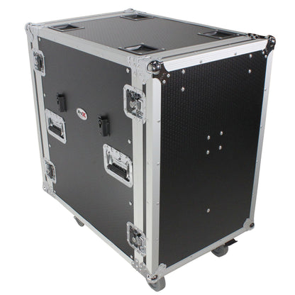 ProX T-16RSS24WDST 16U Rack ATA Flight Case With Side Tables