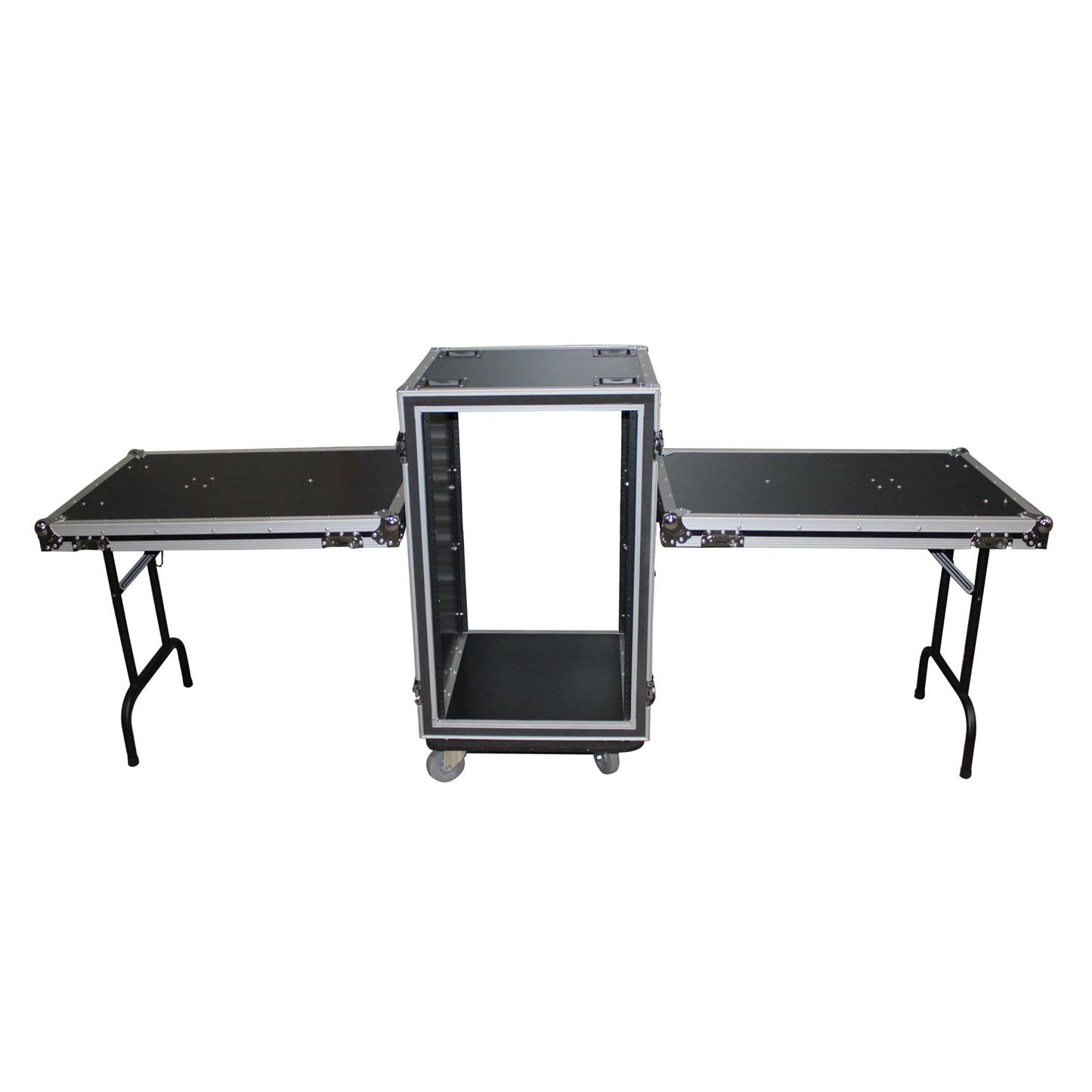ProX T-18RSPWDST 18U Vertical Shockproof Amp Rack Case With Casters