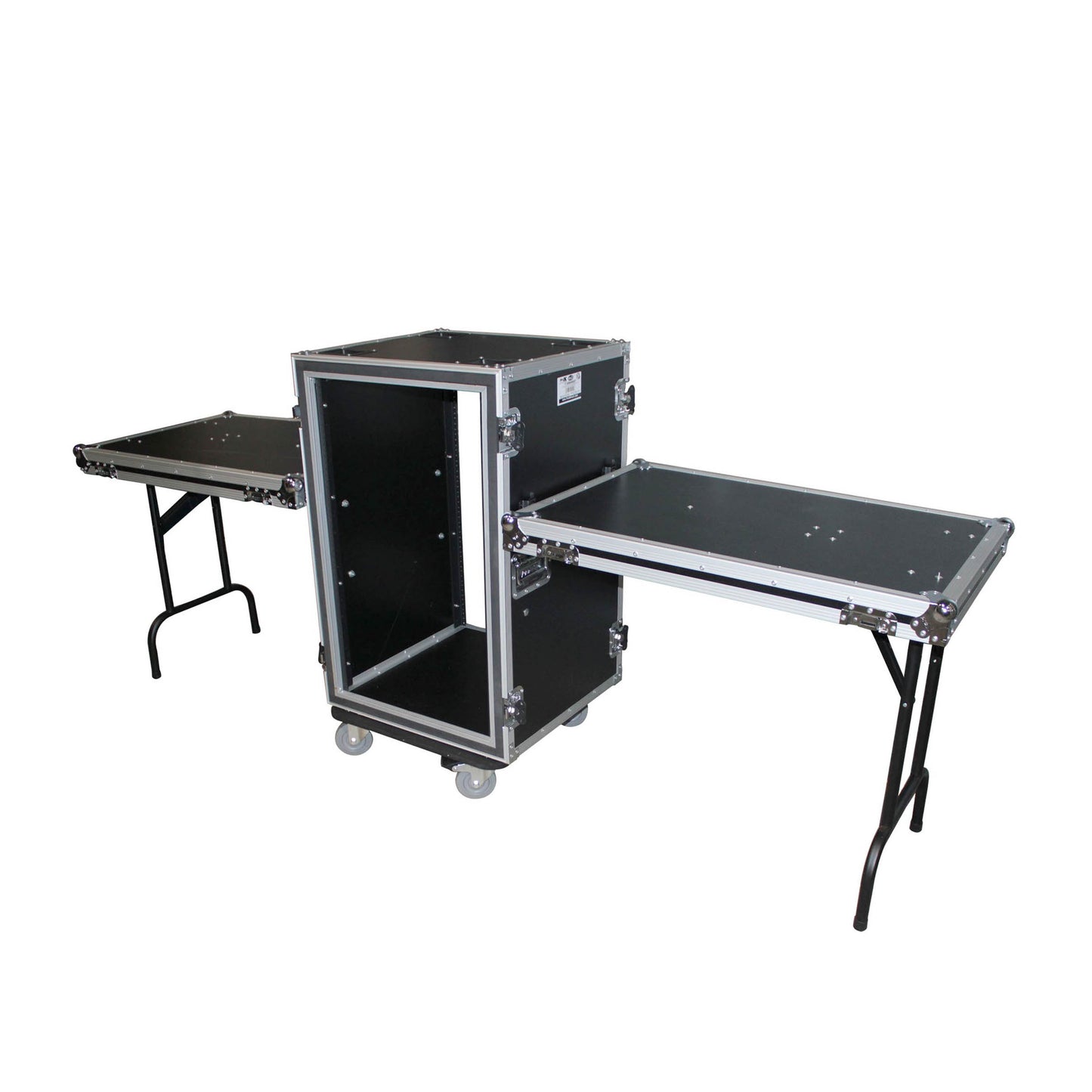 ProX T-18RSPWDST 18U Vertical Shockproof Amp Rack Case With Casters