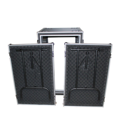 ProX T-18RSPWDST 18U Vertical Shockproof Amp Rack Case With Casters