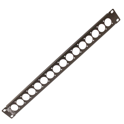 ProX T-1U16XLR 1U Rack Panel Punched for 16 Connectors