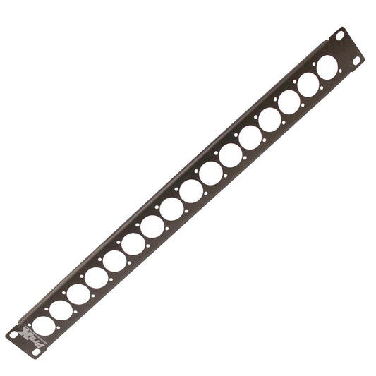 ProX T-1U16XLR 1U Rack Panel Punched for 16 Connectors