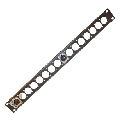 ProX T-1U16XLR 1U Rack Panel Punched for 16 Connectors