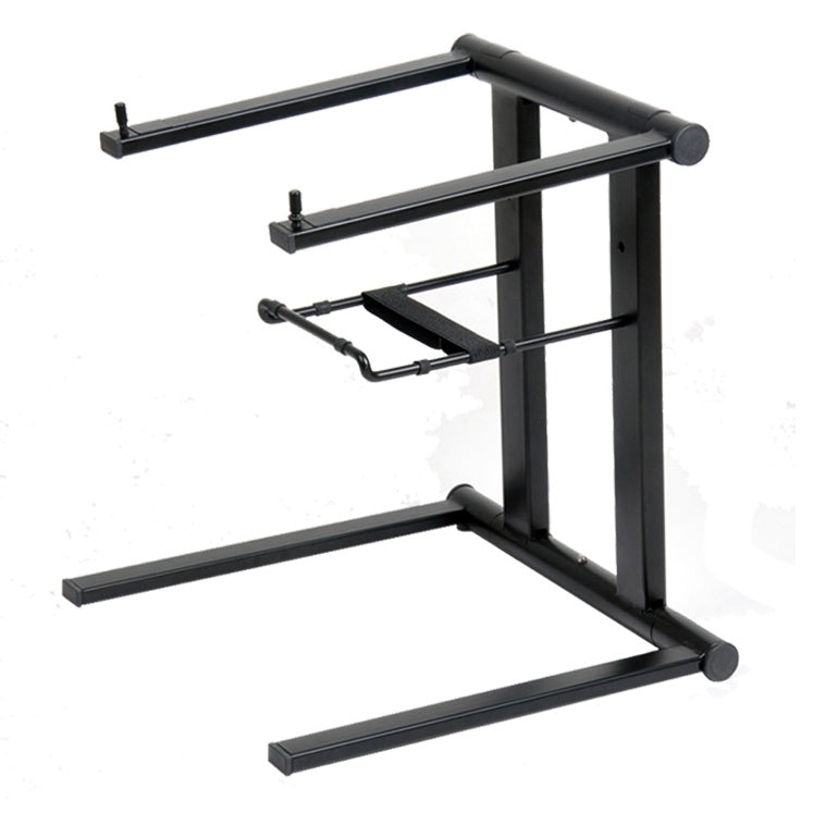 ProX XO DJ Foldable Laptop Stand With Adjustable Shelf & Bag | Black