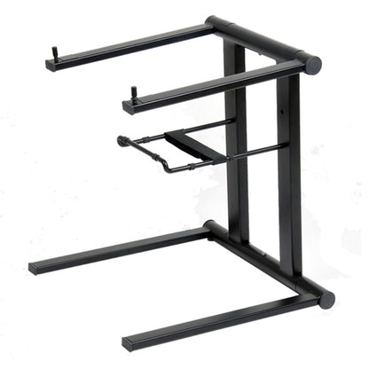 ProX XO DJ Foldable Laptop Stand With Adjustable Shelf & Bag | Black