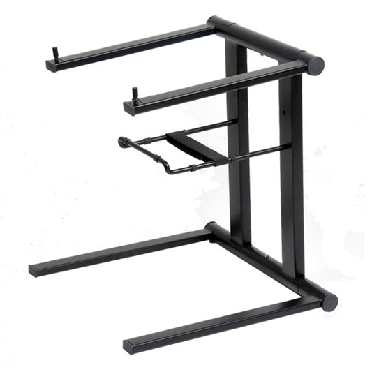 ProX XO DJ Foldable Laptop Stand With Adjustable Shelf & Bag | Black
