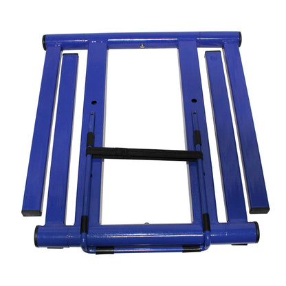 ProX XO DJ Foldable Laptop Stand With Adjustable Shelf & Bag | Blue