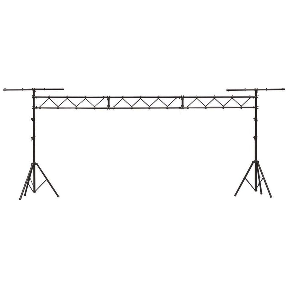 ProX Height Adjustable Lighting Stand System with Truss For DJ and Live Events | I-Beam | Manual | 12 ft