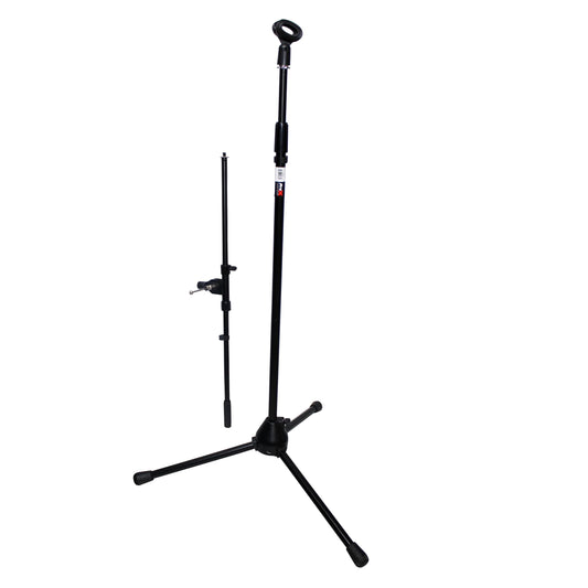 ProX Microphone Stand Compact Stable Mic Support | Tripod | 30 in Boom | 36"-66"
