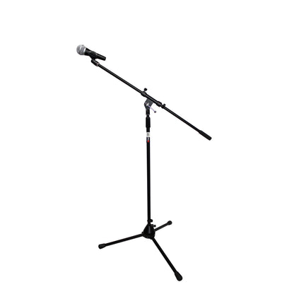 ProX Microphone Stand Compact Stable Mic Support | Tripod | 30 in Boom | 36"-66"