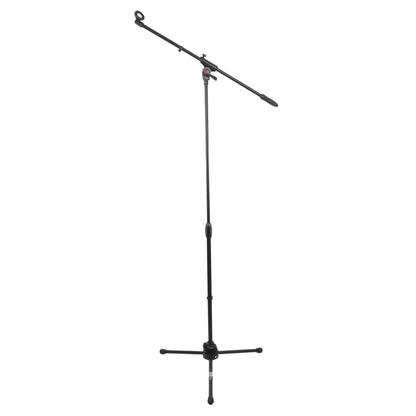 ProX Microphone Stand Compact Stable Mic Support | Tripod | 37 in Boom | 35"-91"