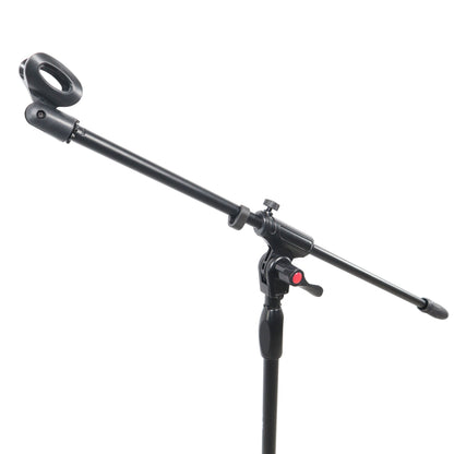 ProX Microphone Stand Compact Stable Mic Support | Tripod | 37 in Boom | 35"-91"