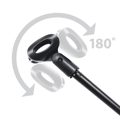 ProX Microphone Stand Compact Stable Mic Support | Tripod | 37 in Boom | 35"-91"