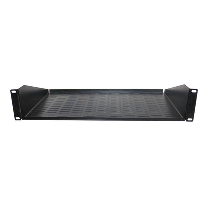 ProX Rack Mount Shelf Cold-Rolled Steel Universal 19" Rack Shelf | 2U | 12 in