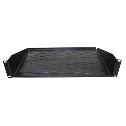 ProX Rack Mount Shelf Cold-Rolled Steel Universal 19" Rack Shelf | 2U | 12 in