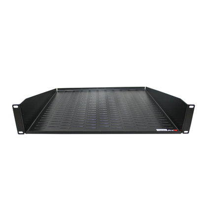 ProX Rack Mount Shelf Cold-Rolled Steel Universal 19" Rack Shelf | 2U | 18 in