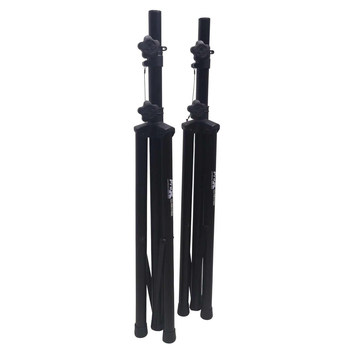 ProX Heavy Duty Speaker Tripod Stand | Set of 2 With Bag | 100 lb | 44"-72"