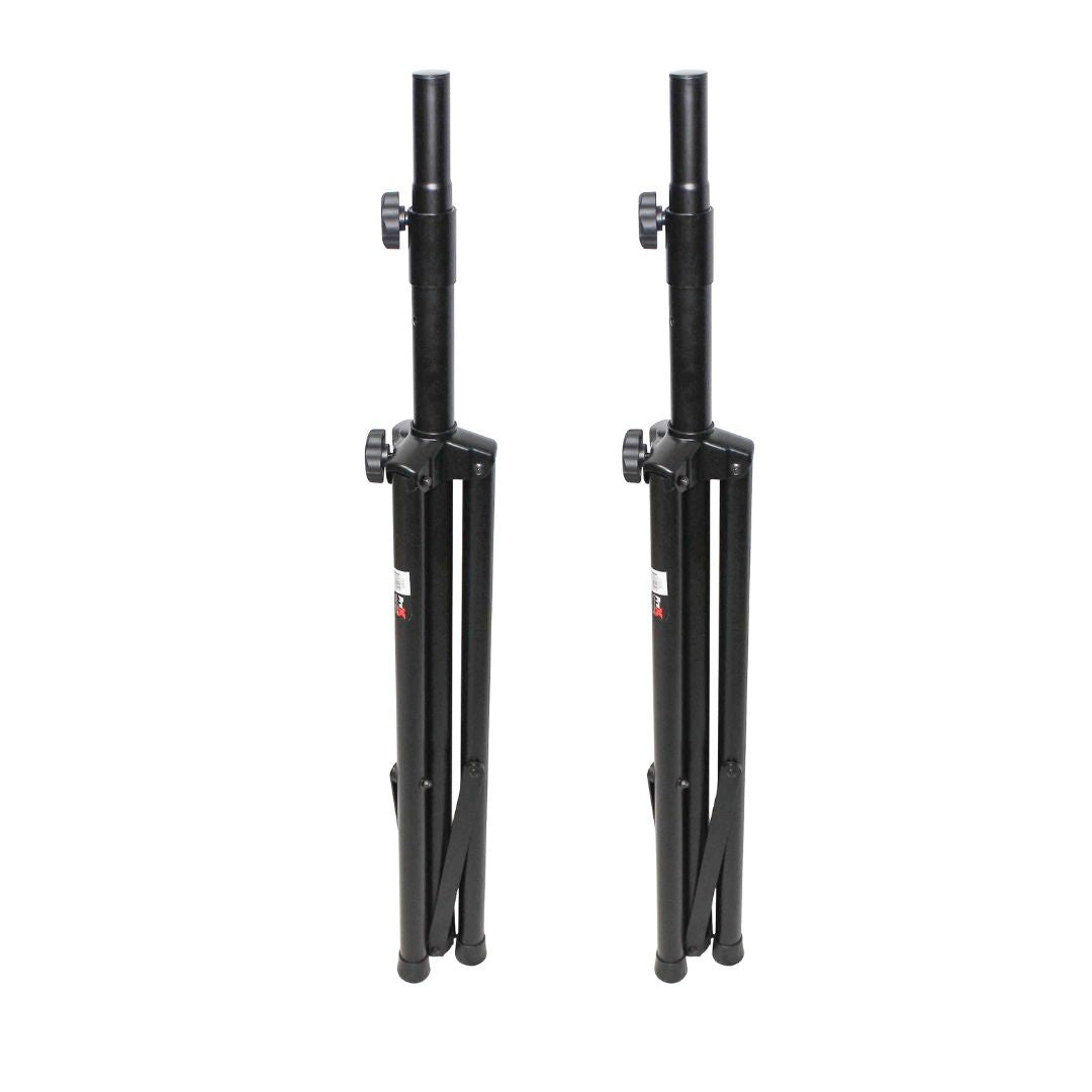 ProX Heavy Duty Speaker Tripod Stand | Set of 2 With Bag | 120 lb | 44"-72"