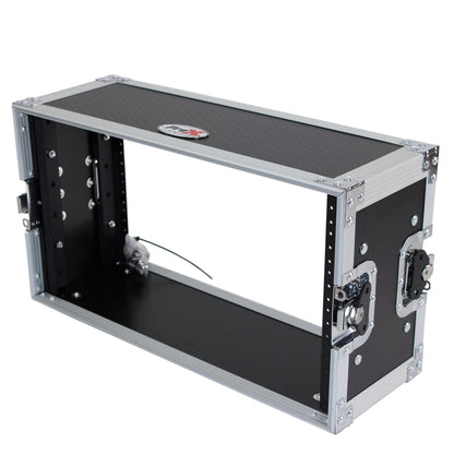 ProX Deluxe Rack Flight Case 6U ATA Road Case With Dual Rails | 7 in