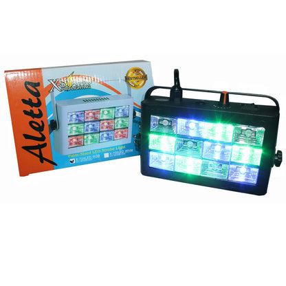 ProX Palm Sized Aletta LED Strobe Light Compact Auto Strobe | RGB